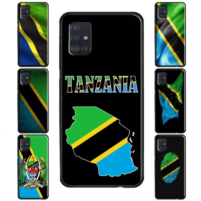 Tanzania Flag Coat Of Arms Case For Samsung Galaxy S20 FE S22 S21 Ultra S8 S9 S10 Note 10 Plus S10e Note 20 Ultra