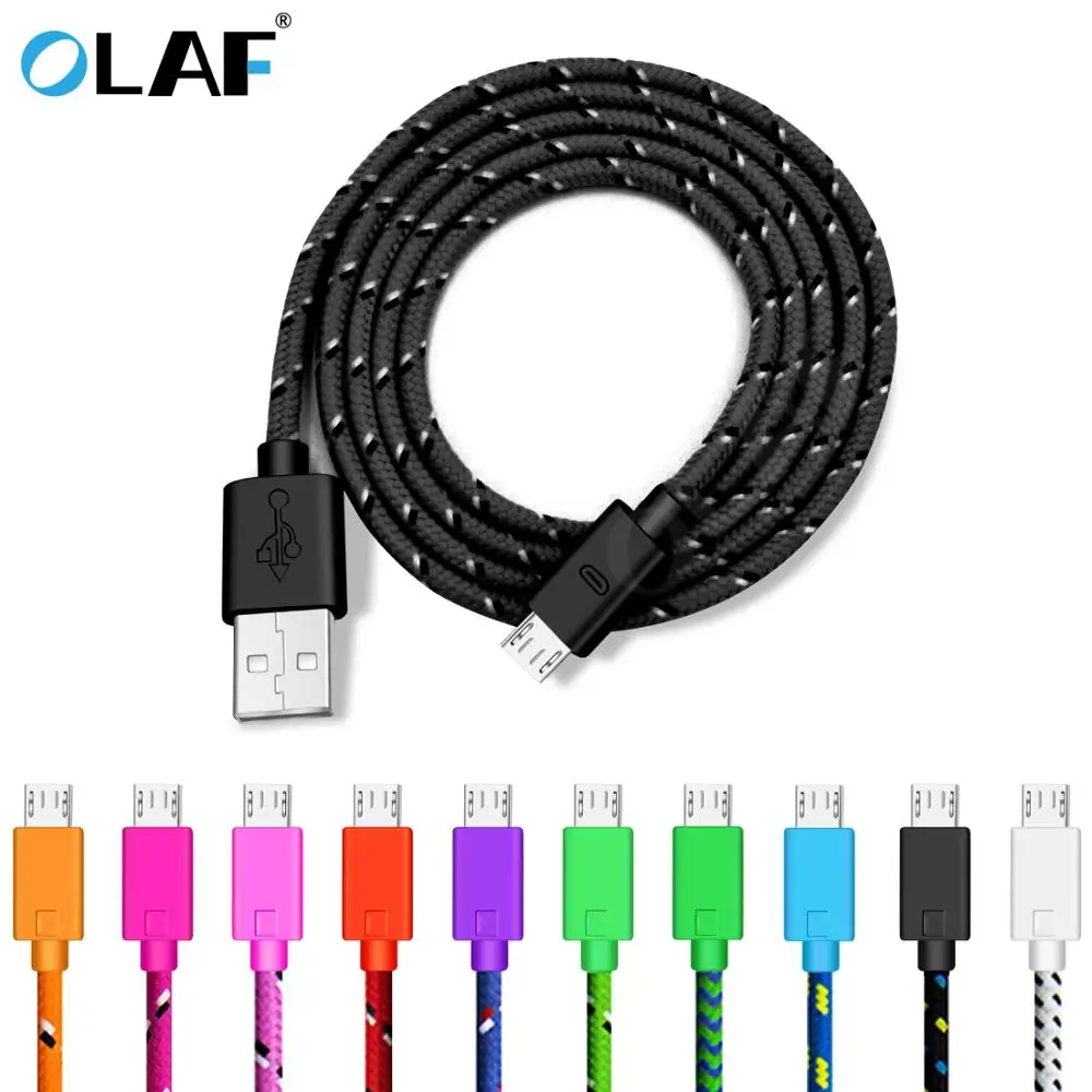 

Кабель OLAF Micro USB, 5 В, 2,4 А, 1 м, 2 м, 3 м, кабель для быстрой зарядки для Samsung, Huawei, Xiaomi, Android мобильный телефон