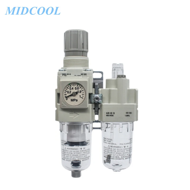 Modular F.L. Units Air Combination Air Filter + Lubricator AC-B Series AC40A AC40A-04/03/04G/03G/04D/04E/04DG/03DG/04DE/03DE-B