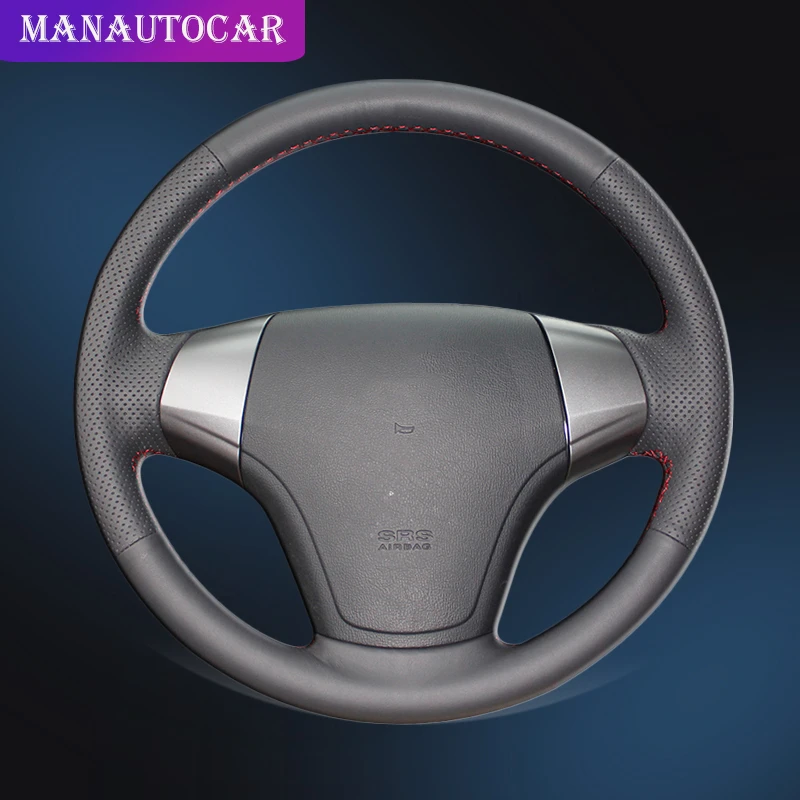 

Изготовленный на заказ автомобильный чехол на руль с оплеткой для Hyundai Elantra 2008-2010, чехол на руль, автомобильный Стайлинг, аксессуары для интерьера