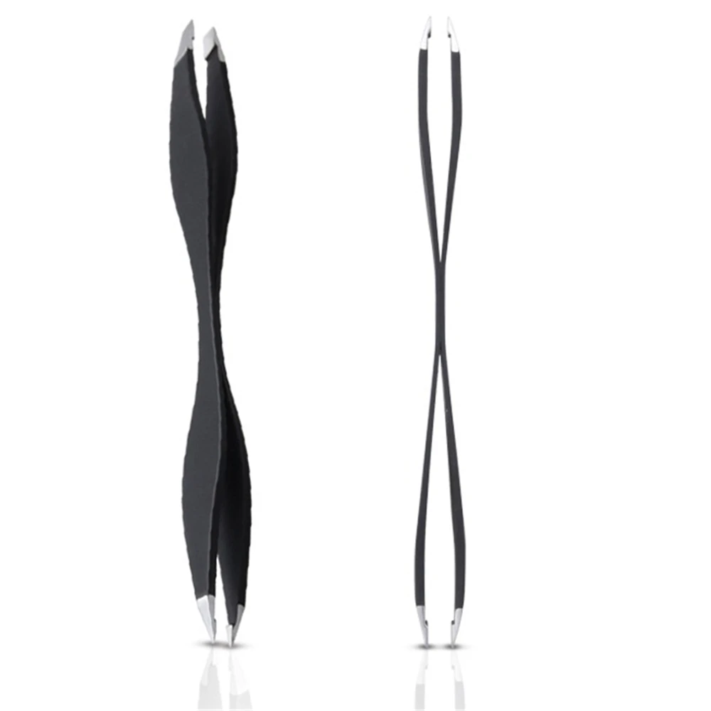 1pcs Tweezers Rose Double Ends Eyebrow Tweezer Anti-Static Eyelash Extension Lift Curl Beauty Makeup Tools Dropshipping