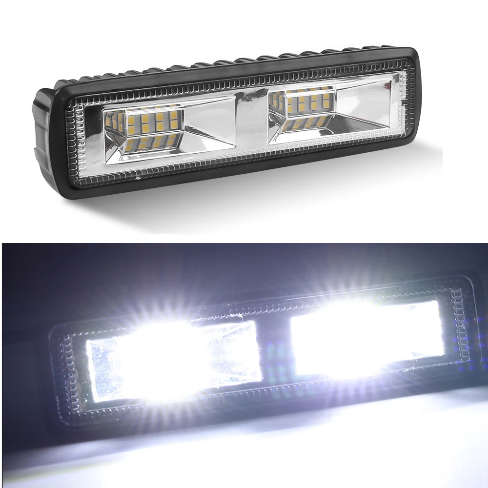 Super Bright LED Light Bar 36W Offroad Combo Led Work lights for Lada Truck SUV ATV Niva 12V 24V Auto Driving Light Fog Light