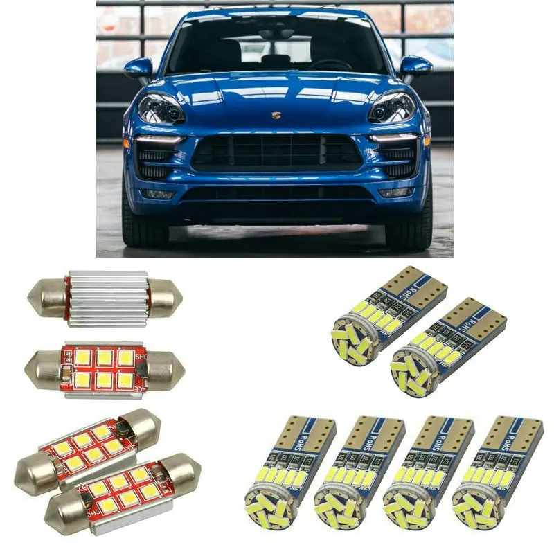 super bright Interior led Car lights For porsche macan 95b 2014 car accessories boot light