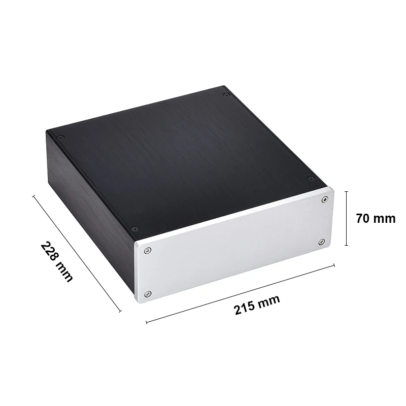 BRZHIFI-caja de aluminio serie BZ2207, amplificador de Audio personalizado, chasis, caja electrónica multifunción