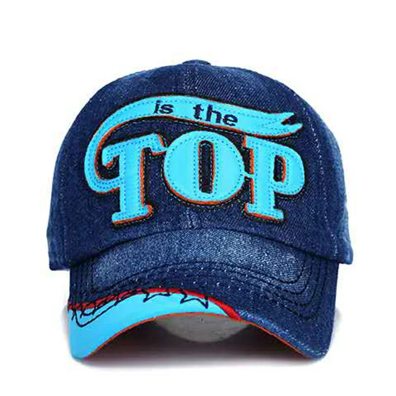 Kids Baseball Cap Boys Summer Sun Dad Hat Children Boy Adjustable Denim Caps