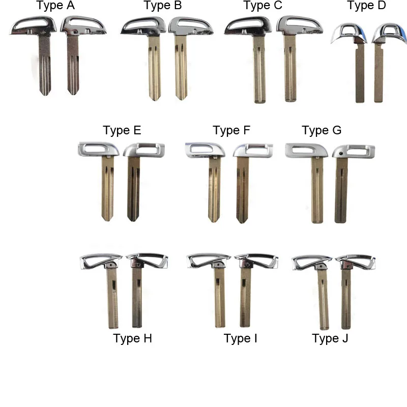 

Smart Key Blade for Hyundai Sonata 9 IX25 Tucson Mistra New Santa Fe Elantra(2017) Emergency Small Insert Key