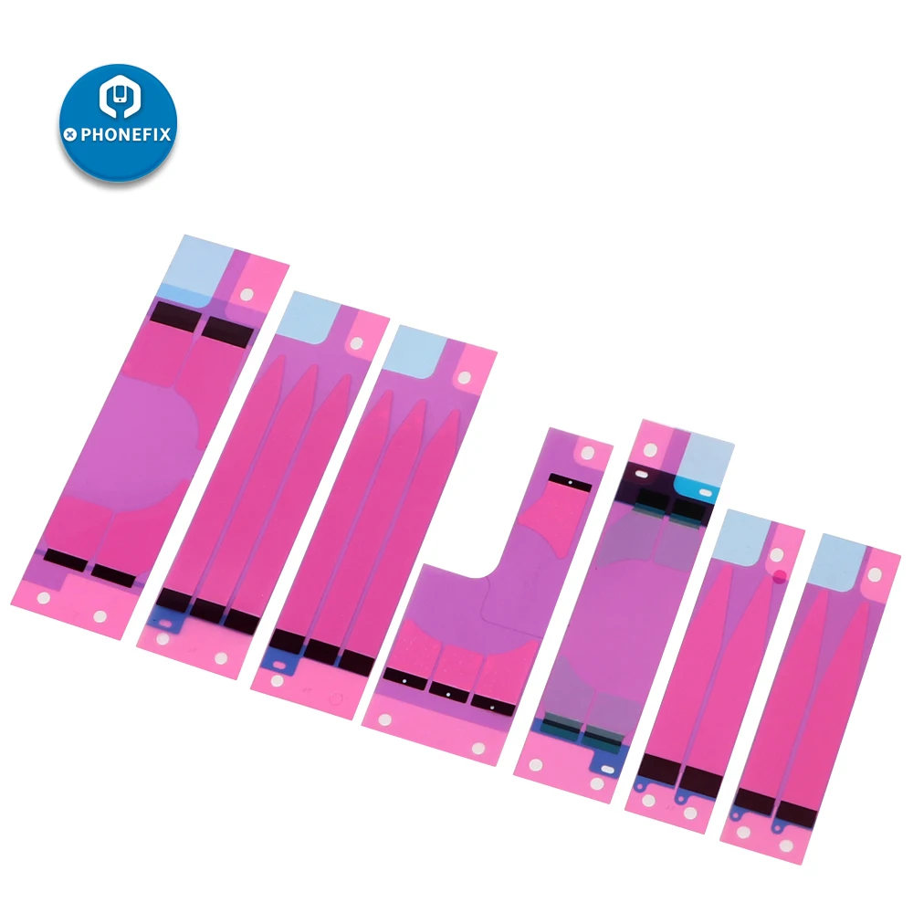 10 Stuks Batterij Reparatie Sticker Dubbele Tape Pull Reis Lijm Vervanging Onderdelen Voor Iphone 6 6P 6S 7 7Plus 8 8P X