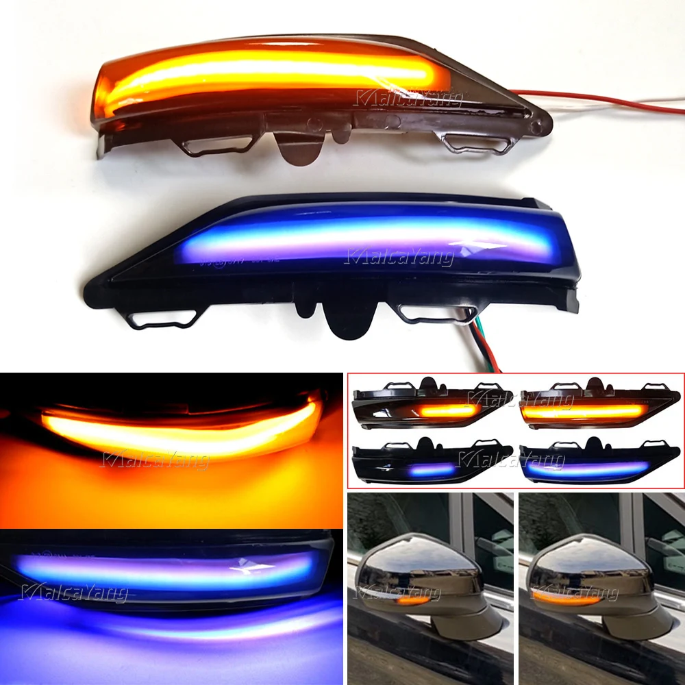 For Ford ST Line MK8 2018 Fiesta MK8 2019 2020 PUMA 2020 Rearview Mirror Indicator Lamp Side Wing LED Blinker Light