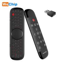 Wechip R2 2.4G Wireless Air Mouse Keyboard Motion Sense Backlight Air Mouse Touchpad Remote Control Keyboard for Android TV Box