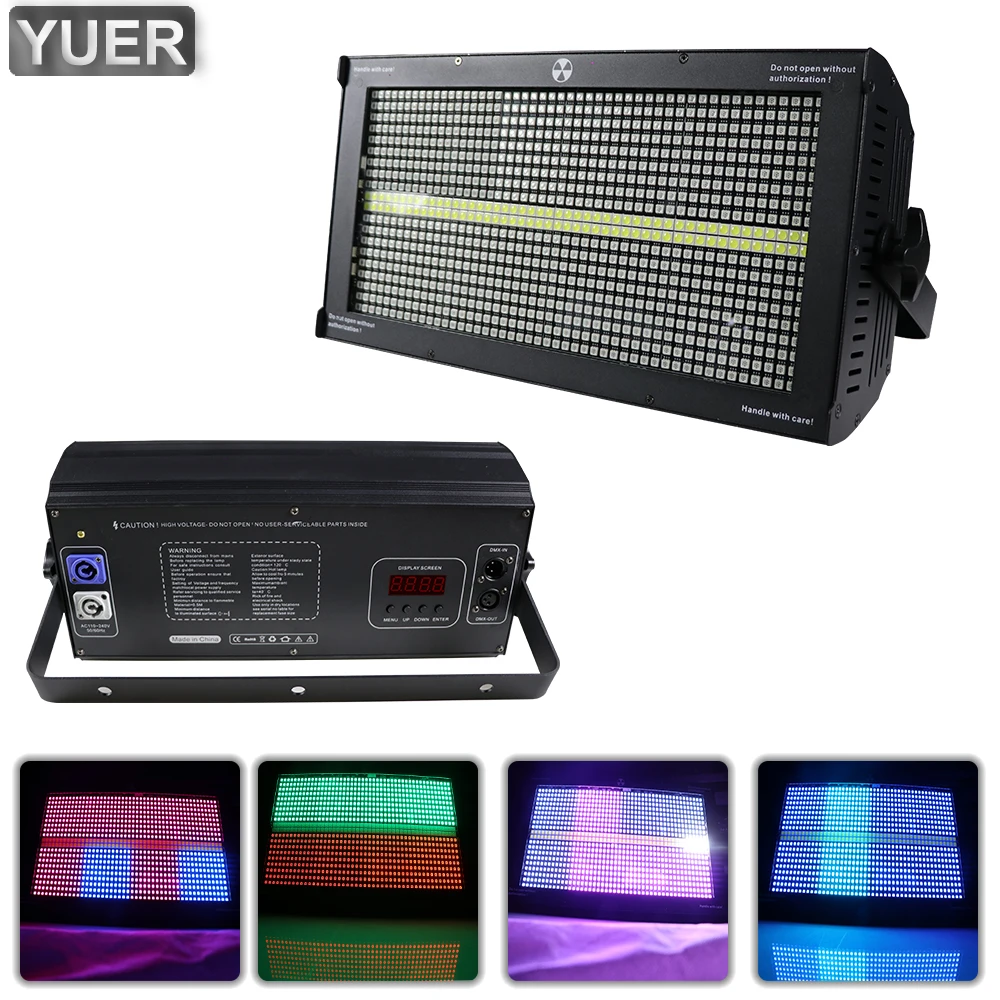 5050 SMD RGB 3IN1 LED Strobe Par Light DMX512 RDM 4/12/32CH Horse Racing Dyeing Flashing Effect Stage Lighting DJ Disco Wedding