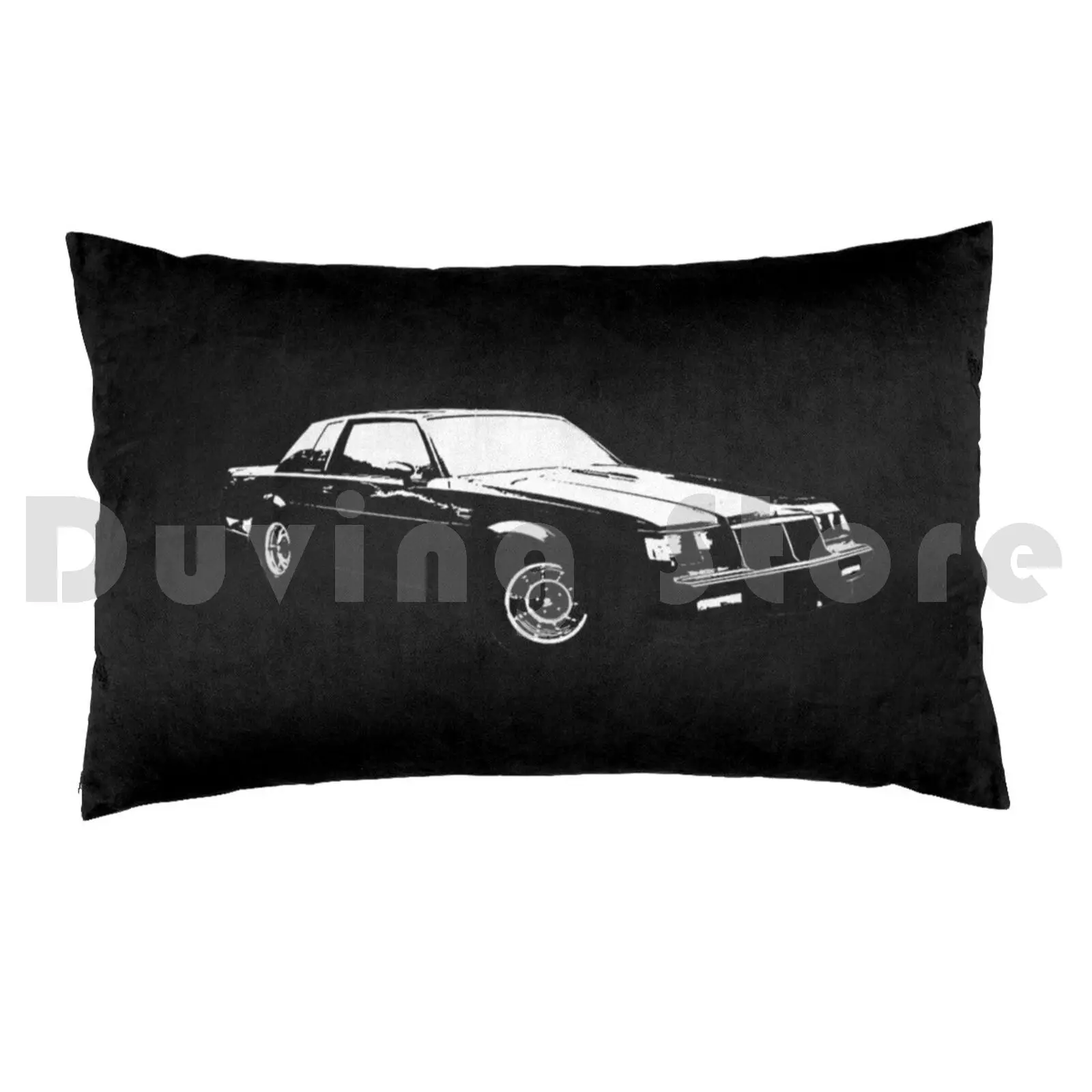 Grand National Pillow Case Printed 35x50 1987 Buick Grand National Regal Gnx Sports Car Classic Car Muscle