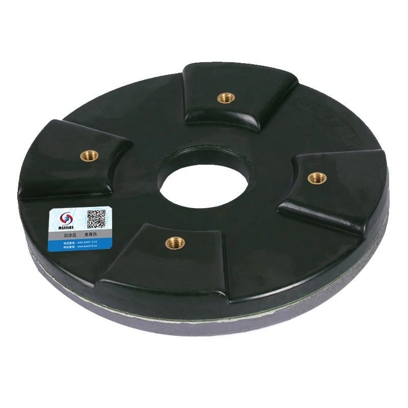 RIJILEI 5-10 Inch BLACK Diamond Grinding Disc 125-250mm Marble Surface Polishing Pad Granite Resin Polishing Disc BG02