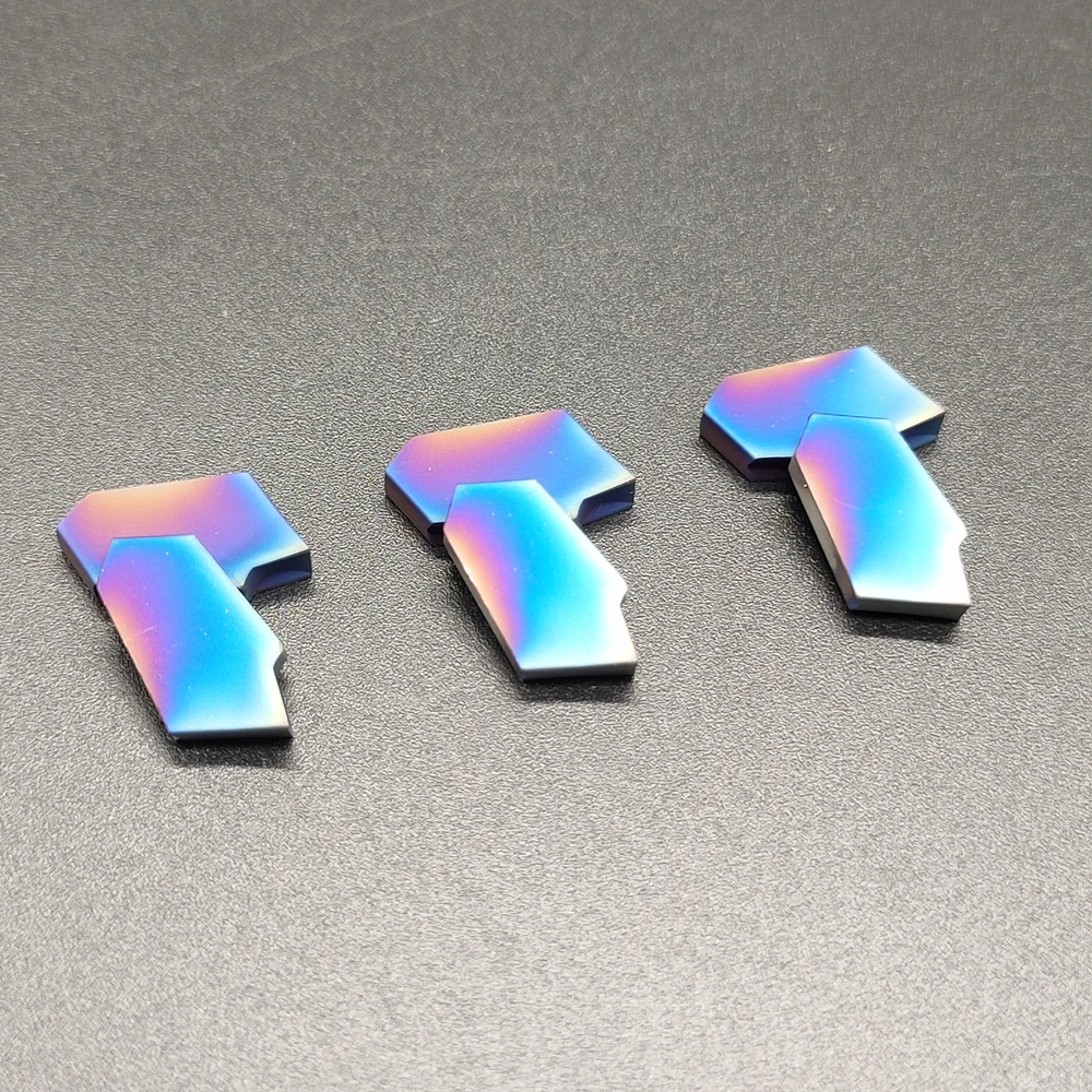 10 pz di alta qualità SP300 LY7010 3.0mm nano blu lama tornio strumento di tornitura per utensili di tornitura in metallo duro lama di scanalatura