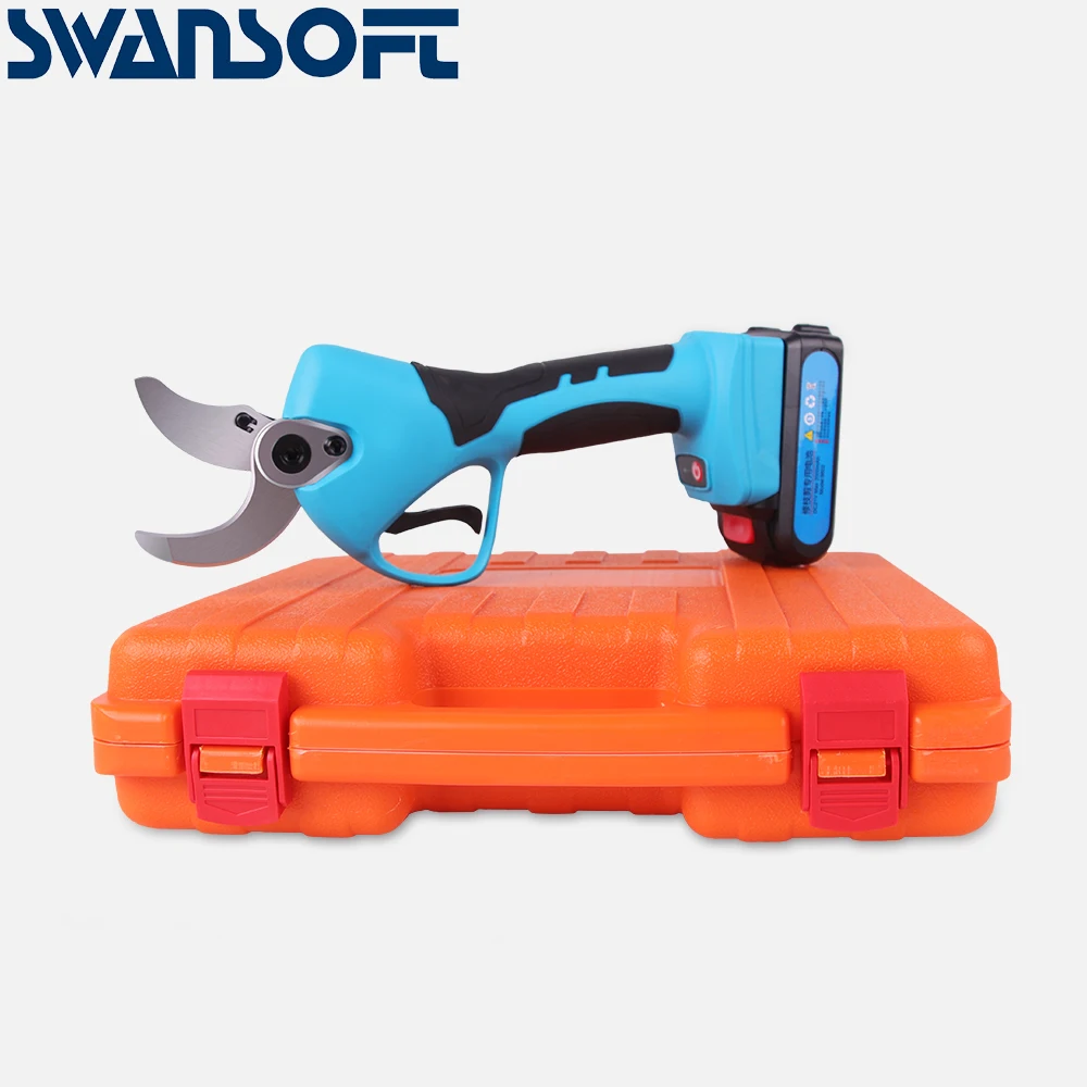 21V Pruner Lithium-Ion Pruning Shear ที่มีประสิทธิภาพกรรไกร Bonsai ไฟฟ้าสาขาต้นไม้อุปกรณ์ทำสวนไฟฟ้า SC-8605