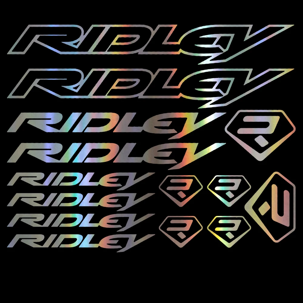 Compatible foe Ridley Vinyl Decal Stickers Sheet Bike Frame Cycles Cycling Bicycle