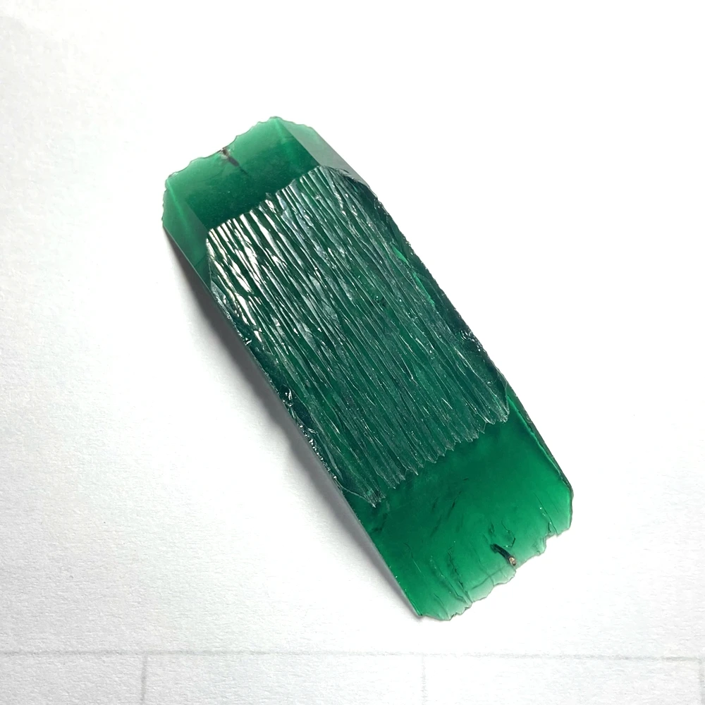 Meisidian Zambia Uncut Hydrothermal Material Laboratory Emerald Gemstone For Jewelry Making