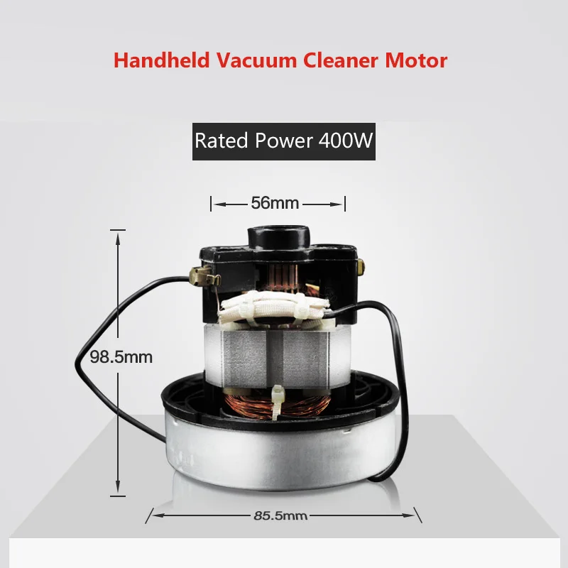 400W Handheld Vacuum Cleaner Motor 220V Adapt to Midea SC861 Vacuum Cleaner Accessories with Copper Wire