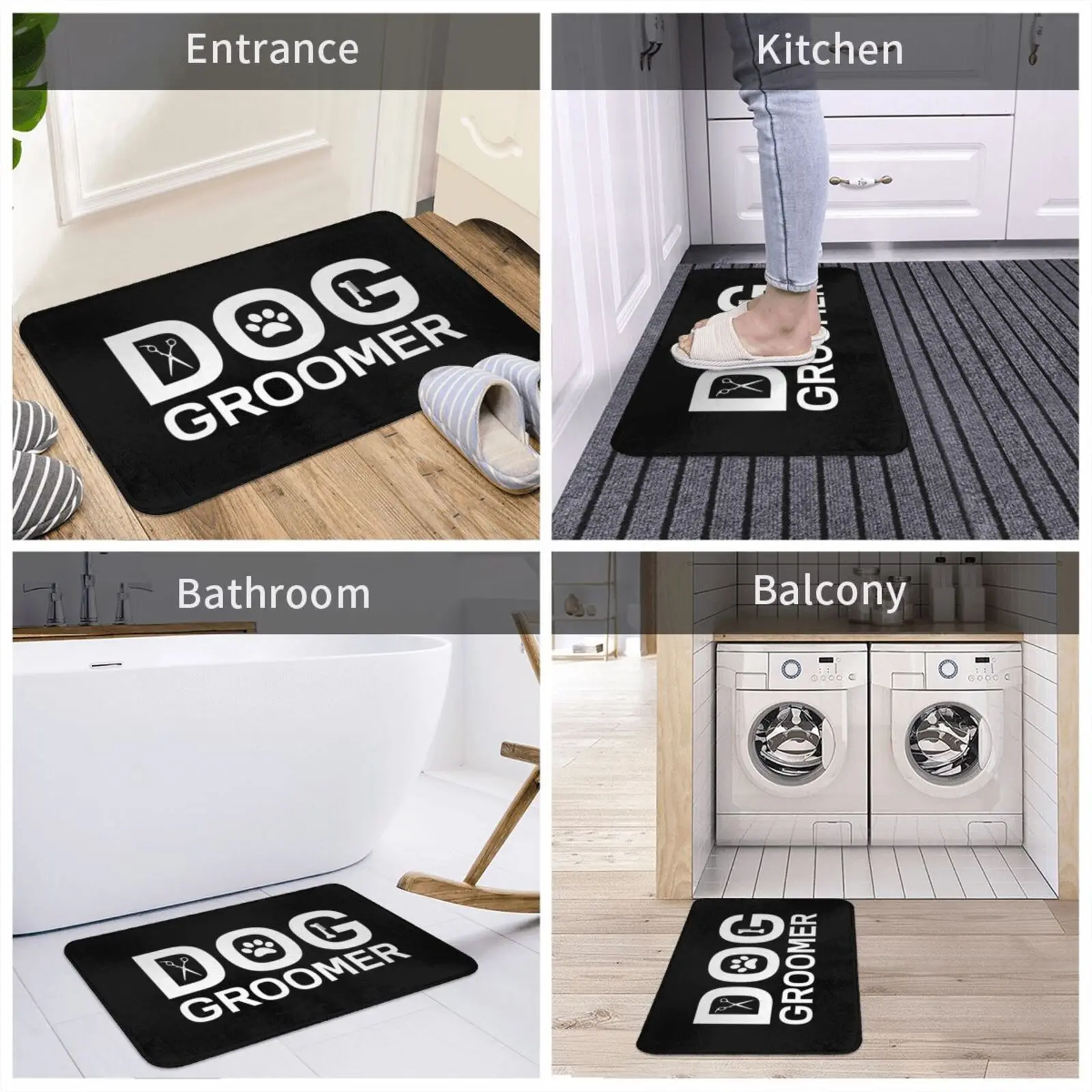 Dog Groomer Carpet Mat Rug Cushion Soft Non-Slip Pet Groomer Dog Groomer Groomer Grooming Dogs Dog Groomers Pet Grooming