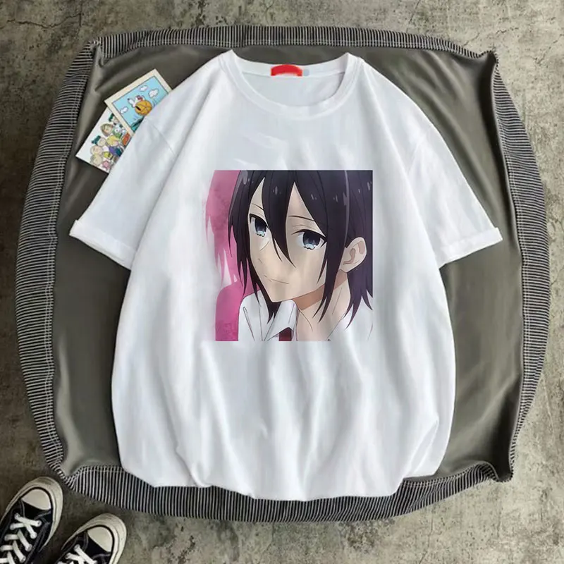 Summer Casual Tshirt Kawaii Horimiya Hori San Miyamura Kun Anime T Shirt Women Graphic Tees Ulzzang HarajukuTshirt Female Tops