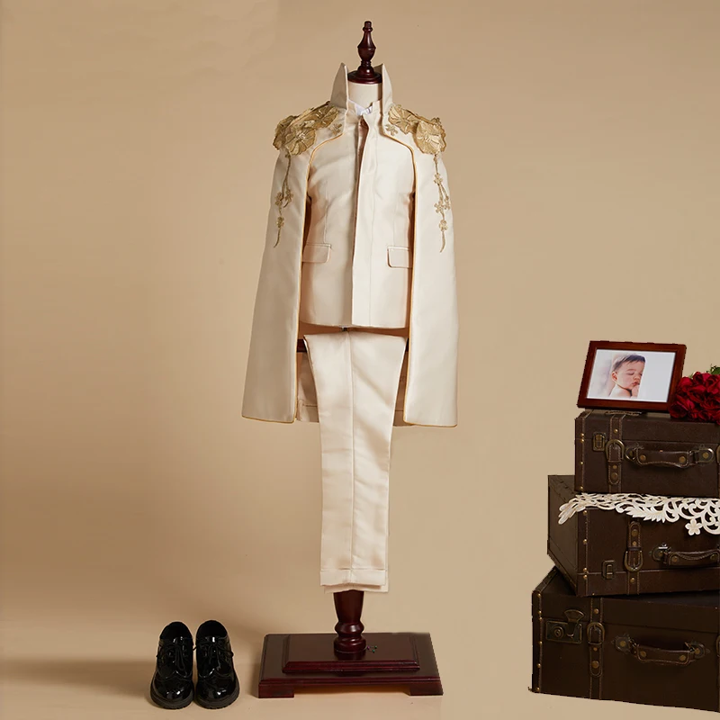 Children Suit For Boys Suits Kids Blazer Cloak Formal Gentleman Dress Boys Suits For Weddings Birthday Teen Clothes Catwalk