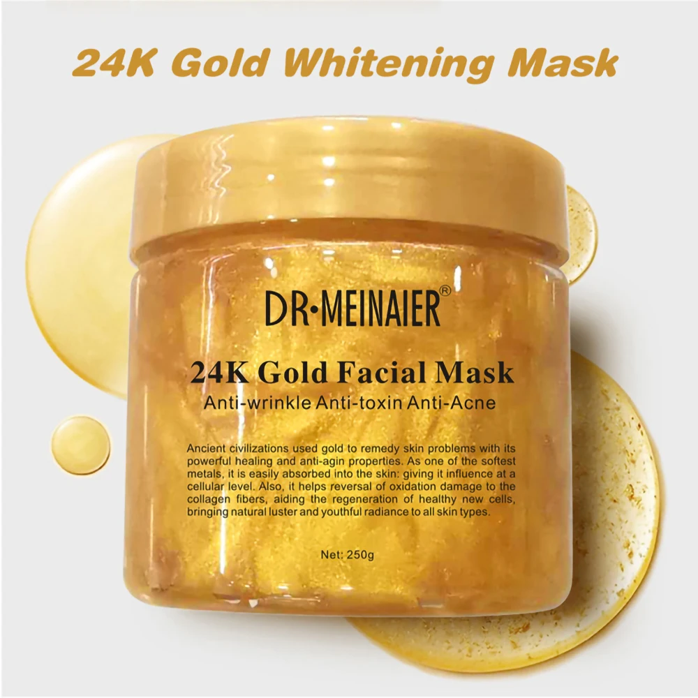 Face mask mud skin care products Korean cosmetics Face care Facial mask Cosmetics 24K gold Serum facial mask Sleep mask