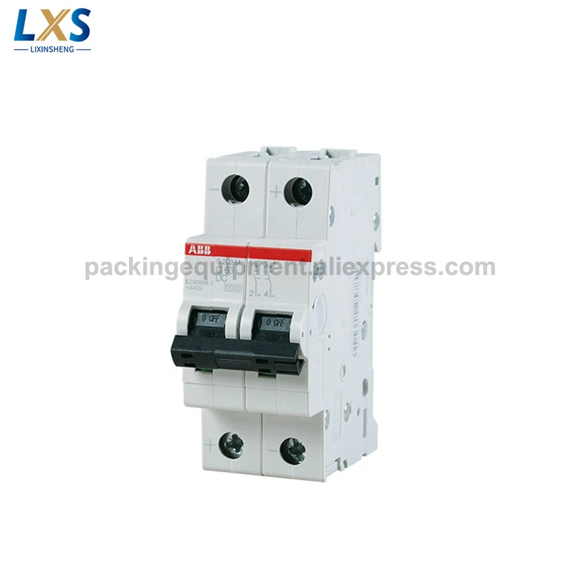 

100% Original ABB Miniature Circuit Breaker S200UC Series 10KA Empty 2P 3A AC-DC Universal S202M-C3UC