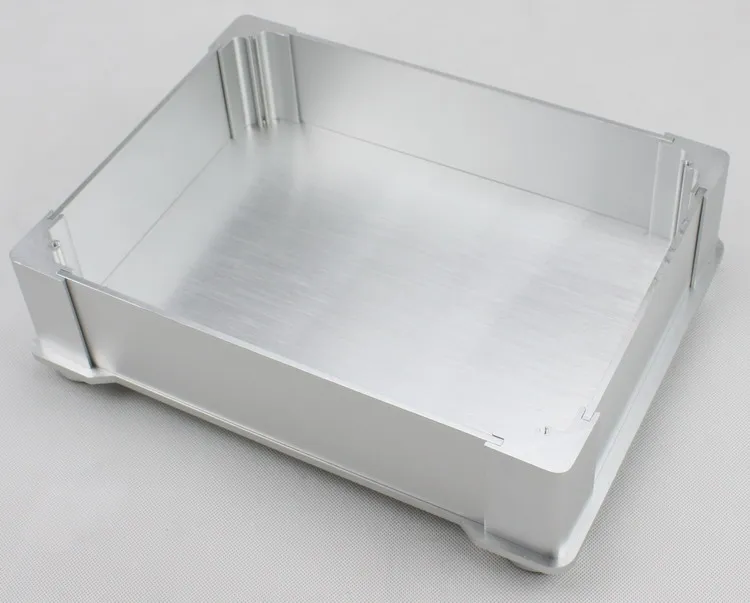 Full Aluminum Audio Amplifier Chassis/ Preamp Enclosure/ Tube Amp Box/ DAC Case 326*82*245mm With Aluminum Machine Feet YJ87