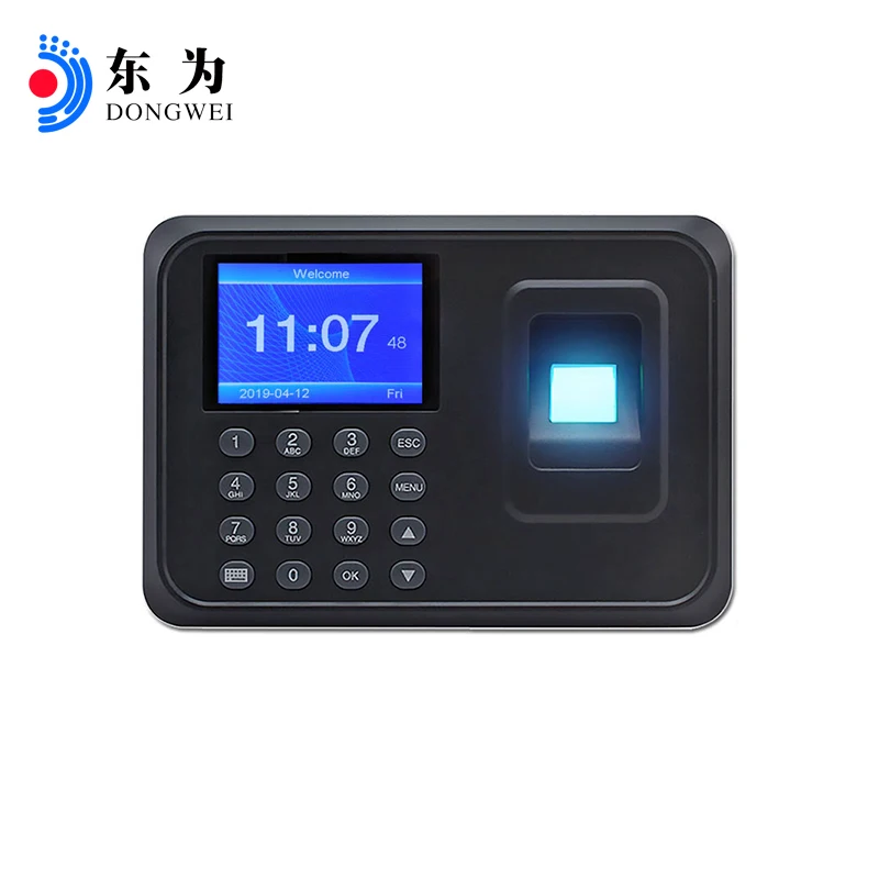 

Biometric Fingerprint Time Attendance Clock Recorder Employee Recognition Office Device Electronic Machine Different languages