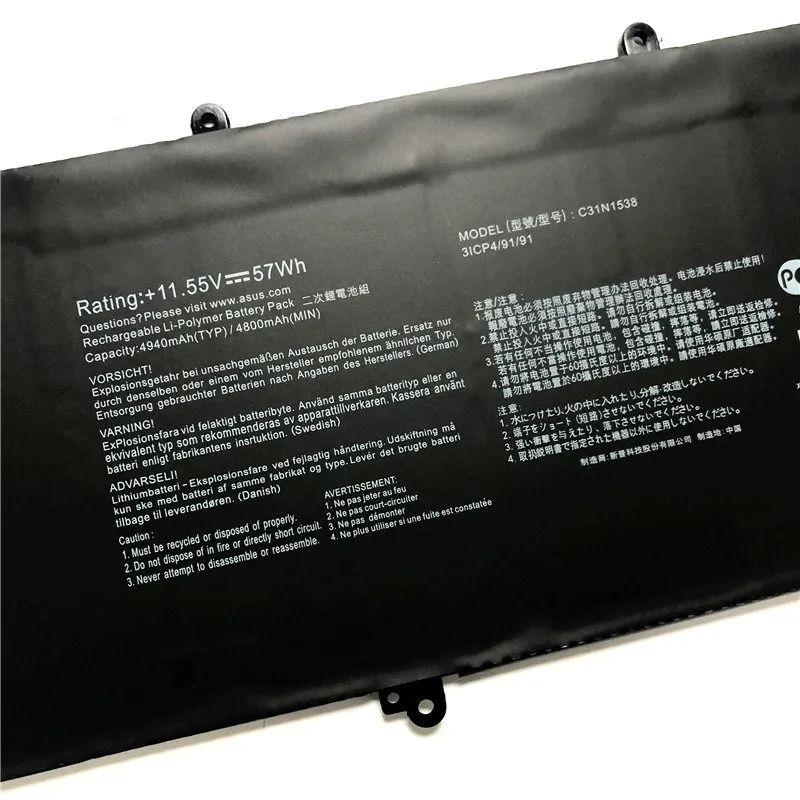 Onevan Nieuwe Originele Laptop Batterij C31N1538 Voor Asus Q324UA Q324UAK UX360UA Voor Zenbook UX306UA Voor Zenbook Flip UX360UA