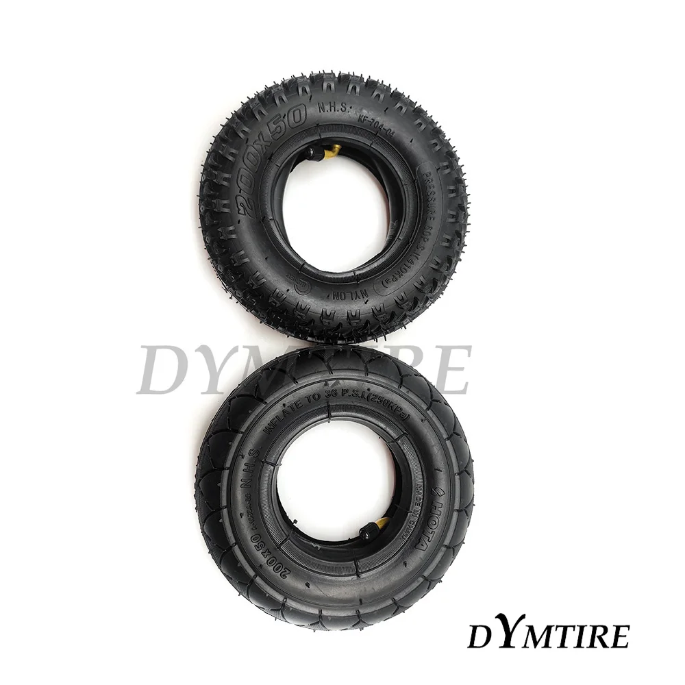 8 Inch Pneumatic Tire 200x50 Inner and Outer Tube for Mini Electric Scooter Off Road Tyre Replacement Parts