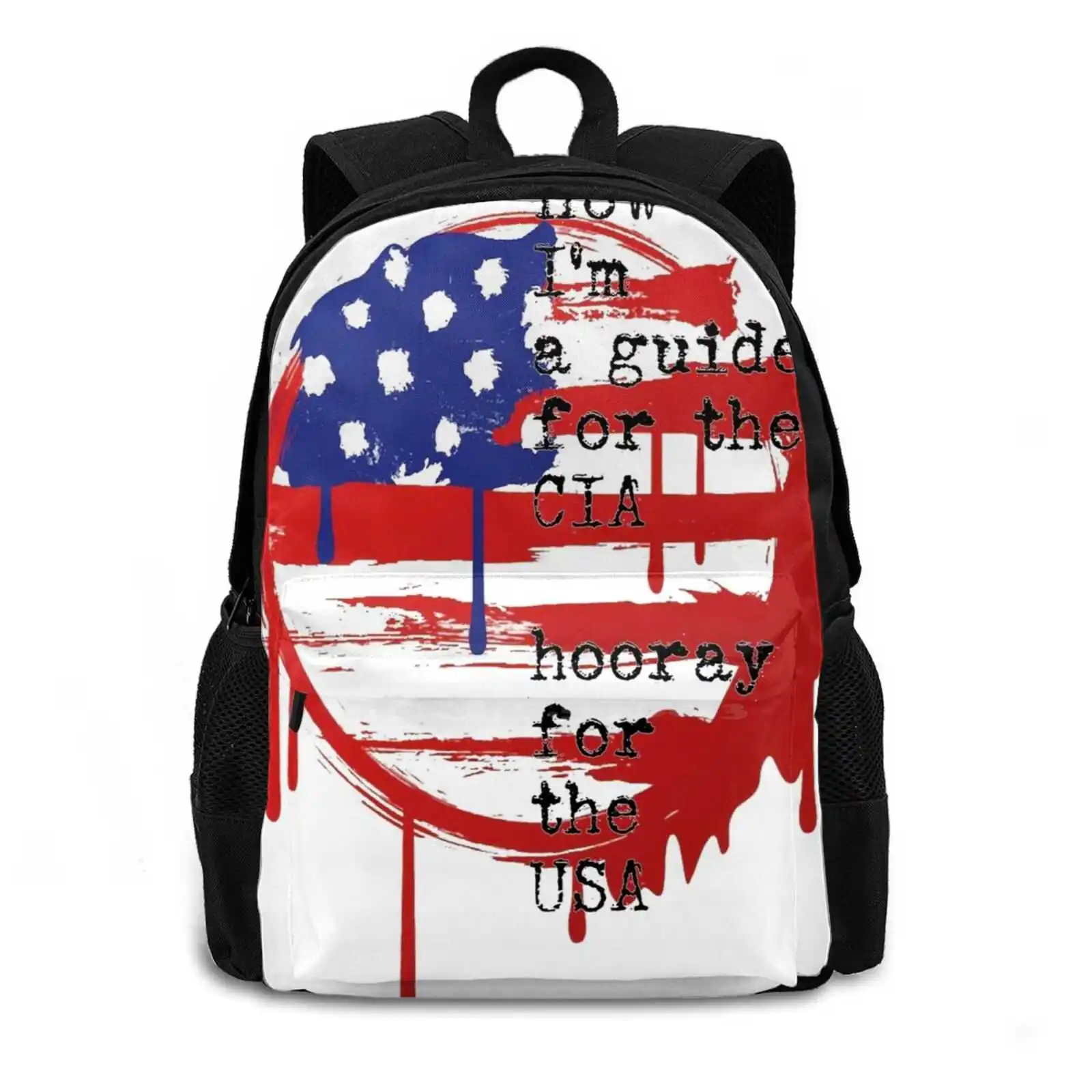 Havana Affair Stars N Stripes Bag Backpack For Men Women Girls Teenage Black Havana Affair Stars And Stripes Usa