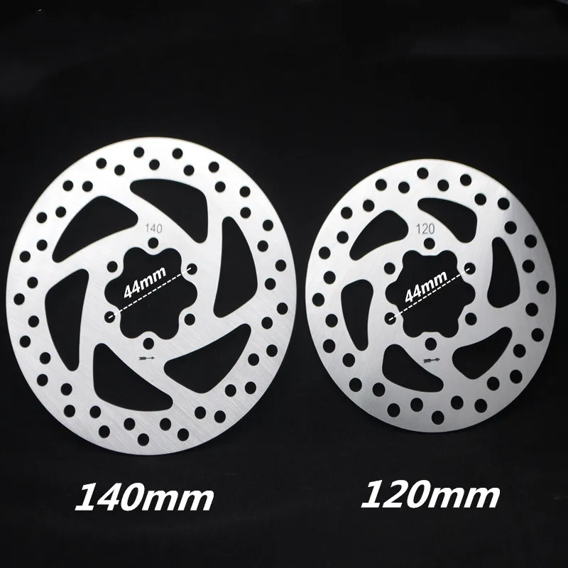 Outdoor Cycling Disc Brake Rotor 120/140/145/160mm Electric Scooter brake Rotors With Screws installation pitch-row 44MM/48MM