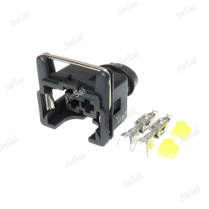 827551-3 828657-3 Automotive 2 Pin EV1 Kraftstoff Pumpe Injektor Harness Stecker Für Volkswagen Passat B5 Passat bora Golf Audi A6 A4