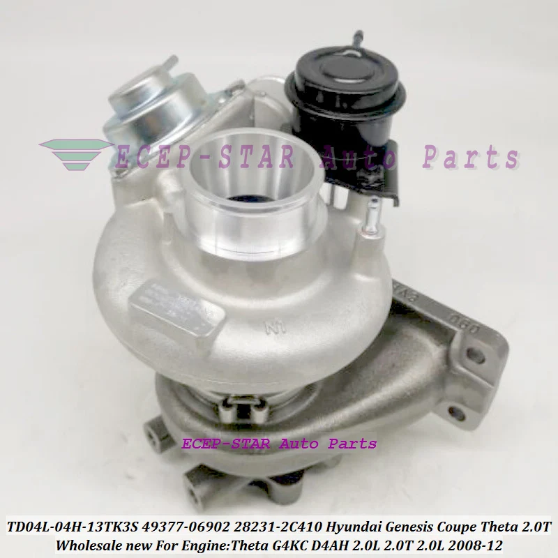 Turbo TD04L 49377-06902 28231-2C410 49377 06902 282312C410 28231 2C410 4937706902 For Hyundai Genesis Coupe 2.0L Theta G4KC D4AH