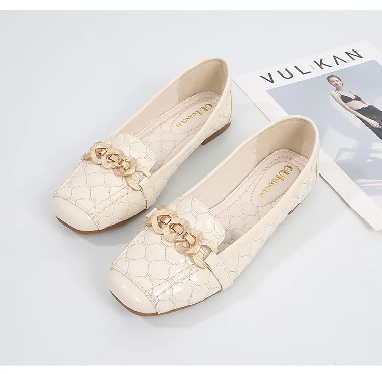 New 2021 Women's flat shoes Designer shoes woman luxury moccasins fashion women flats Office ladies shoes