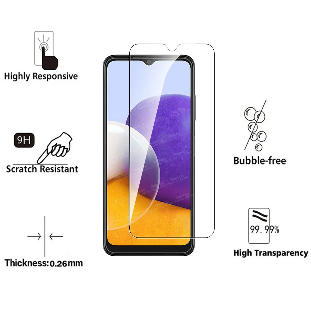 For Samsung Galaxy A22 5G Camera Glass Screen Protector Sumsung A 22 SM-A226B 6.6