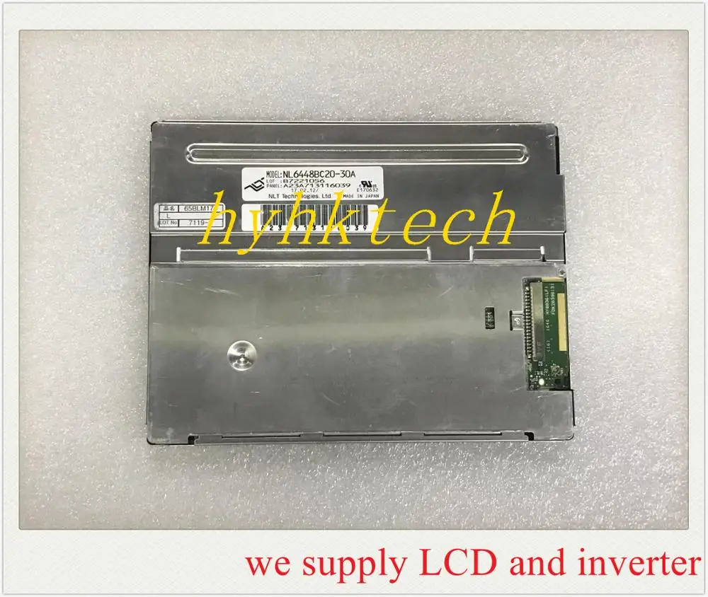 

Supply NL6448BC20-30A 6.5 INCH Industrial LCD,New&original in stock, tested before shipment