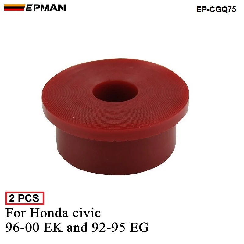 2PCS Engine Swap Mount Bracket Bushing Inserts Kit Replacement Polyurethane Fit for Honda civic 96-00 EK and 92-95 EG EP-CGQ75