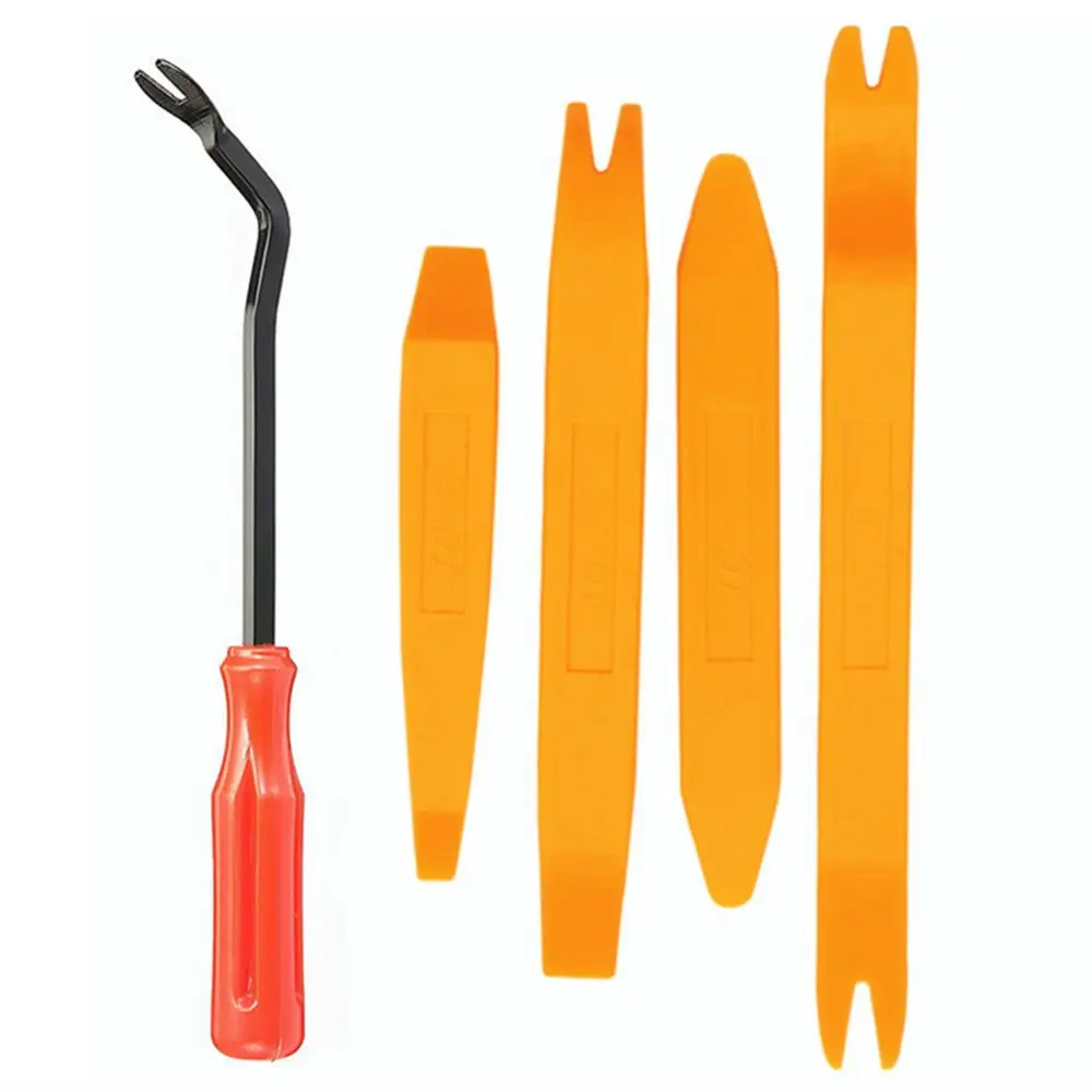 4PCS Car Audio Disassembly Tool Auto Car Removal Repairing Pry Tools Kit Panel Plastic Trim Removal Tool Set High Hardness