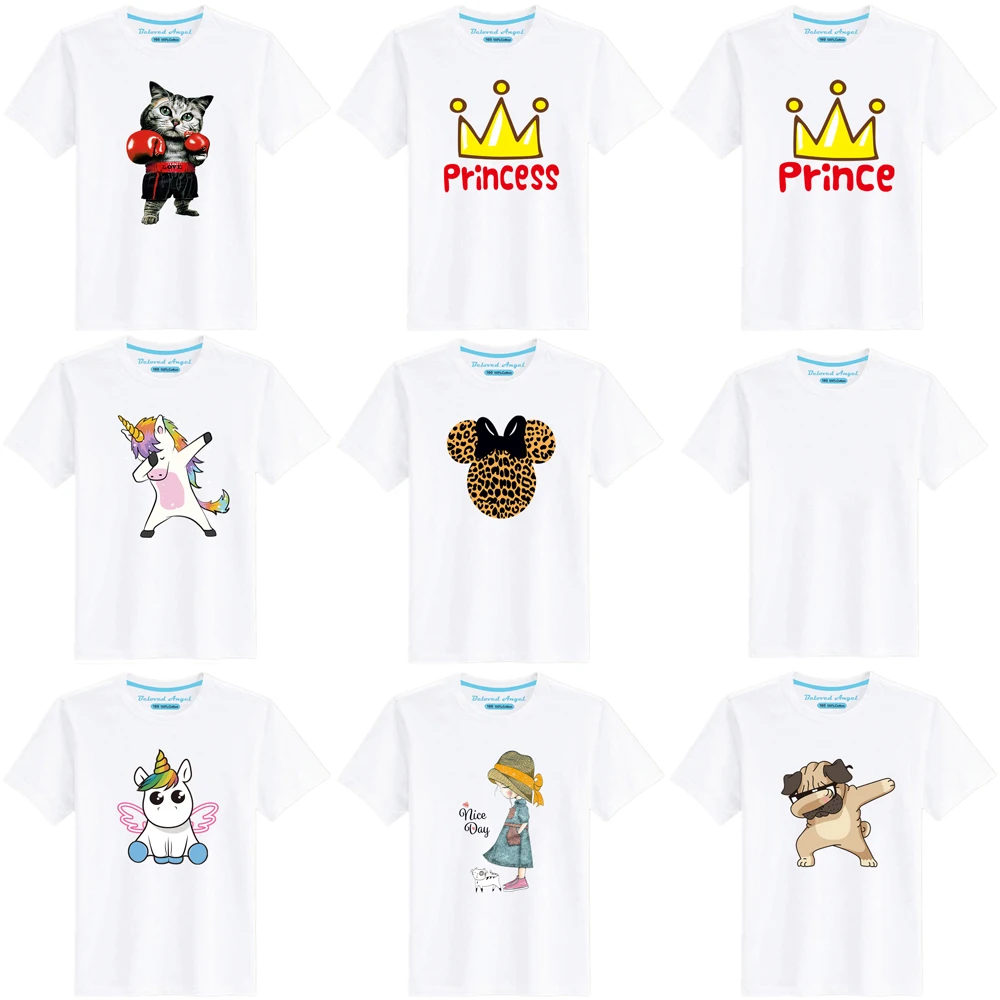 

New Fashion 3D Unicorn T Shirt Summer Short Sleeve O-Neck Tee Tops Children White T-Shirts Kids Boys Girls T-shirt Baby Clothes