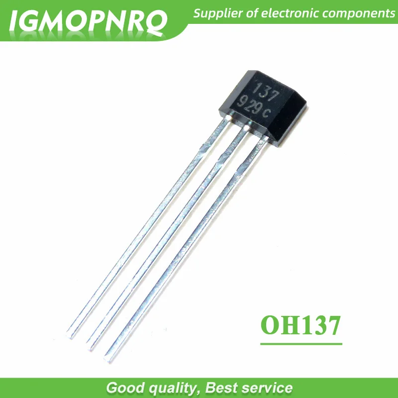 50pcs OH137 Hall Effect Sensor for Highly Sensitive Instruments TO-92S In-kind Shooting new