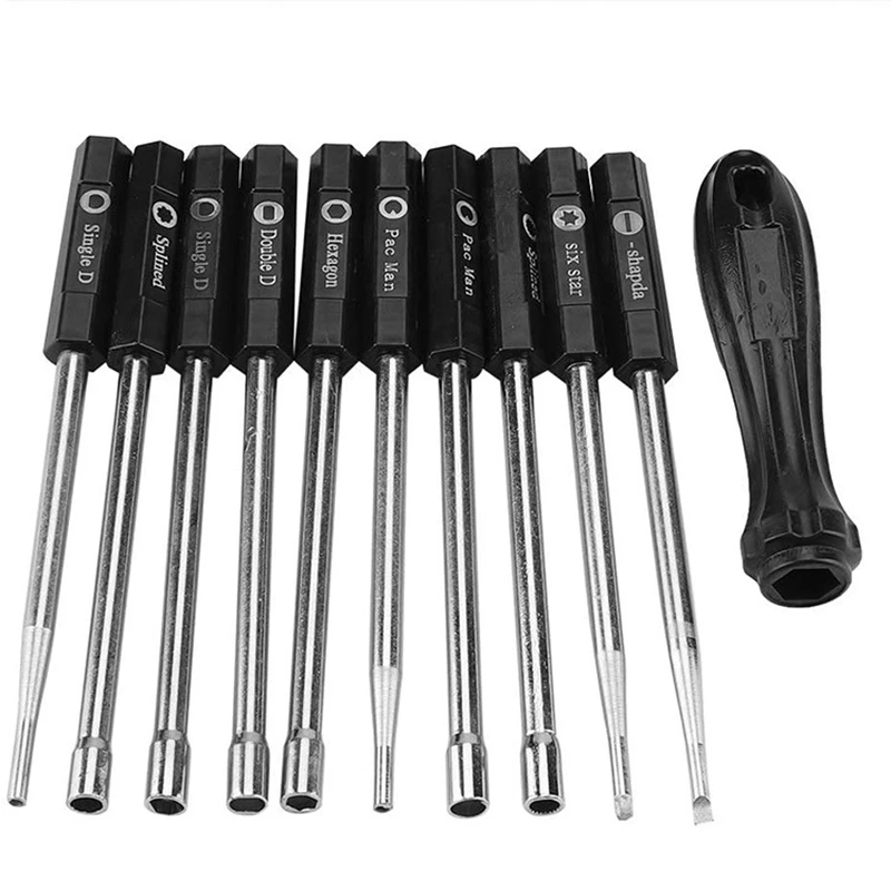 10 pçs ajuste do carburador chave de fenda carburador ferramenta kit para motor trimmer weedeater motosserra