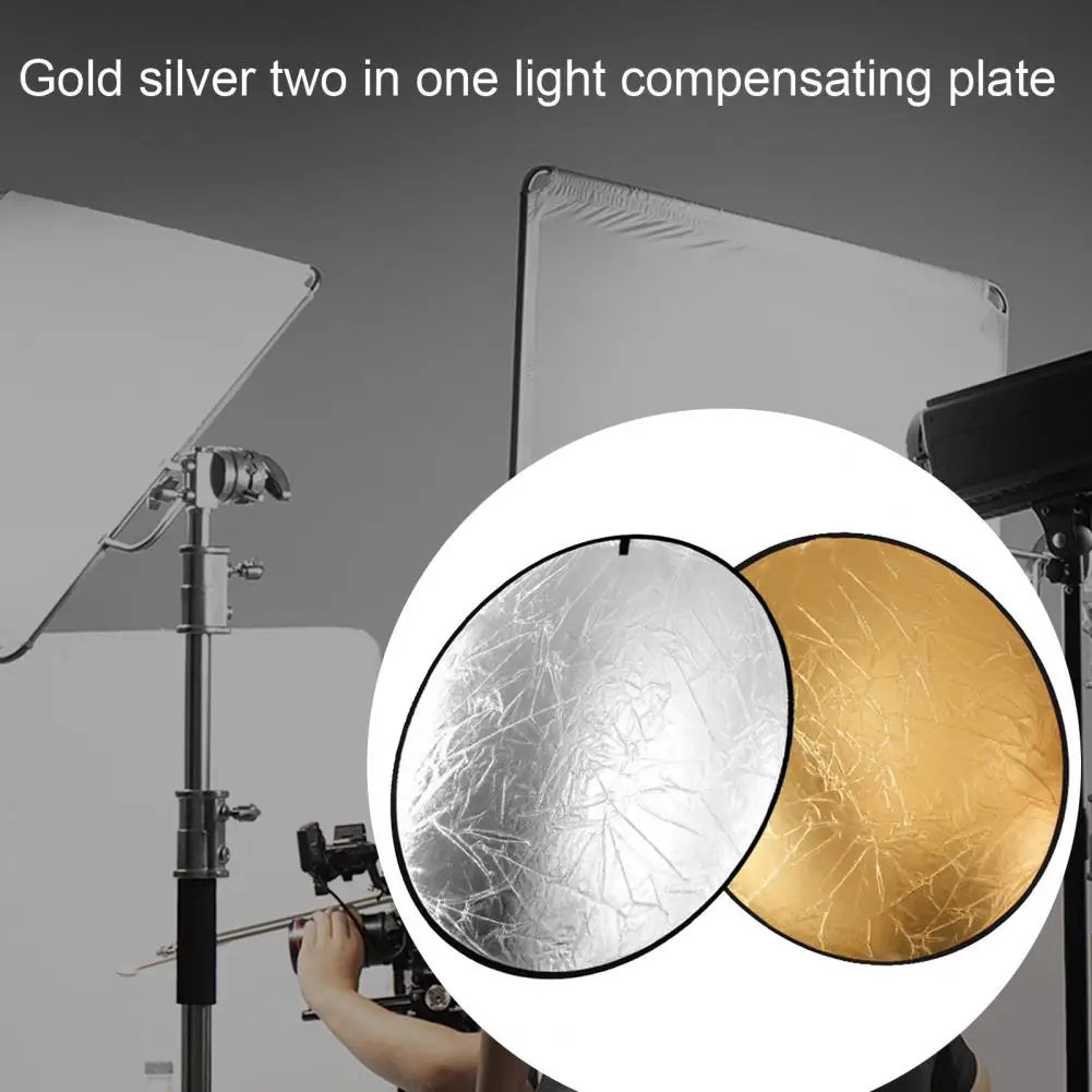 الجولة مفيدة 60 سنتيمتر التصوير عاكس ضوء الناشر المحمولة عاكس مرنة كاميرا الملحقات