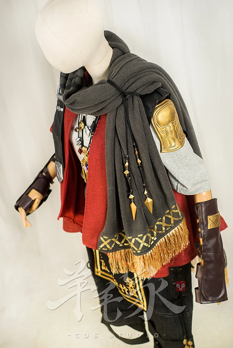 Irelia H Store Custom made FF14 Cosplays Little red cat Graha Tia Cosplay Costume Full set image 4
