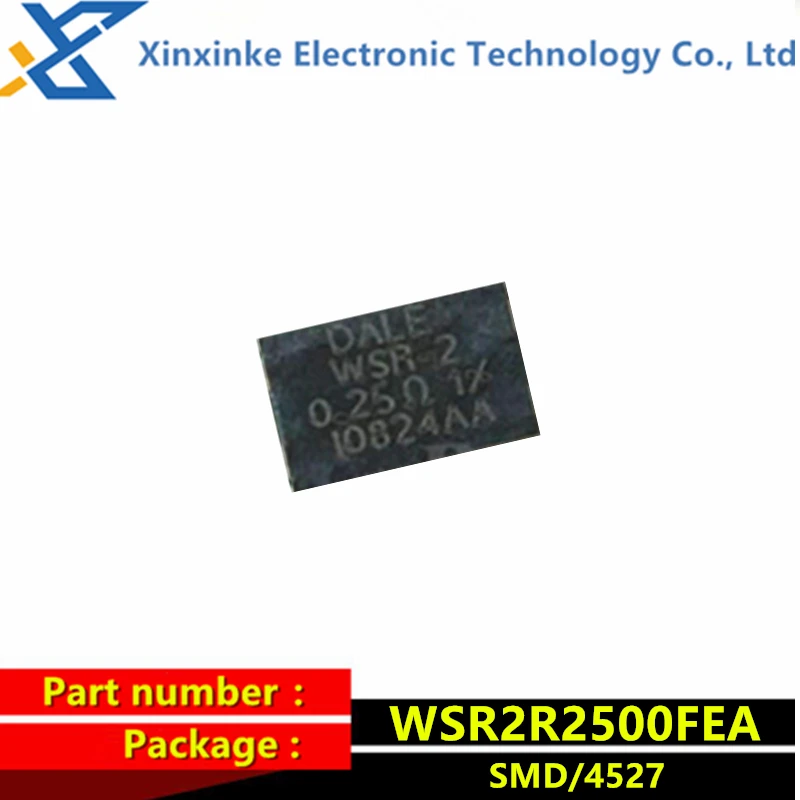 WSR2R2500FEA WSR-2 0.25R 1% DALE 250mR 2W Current sensing resistor - SMD 2watts .25ohms New original genuine