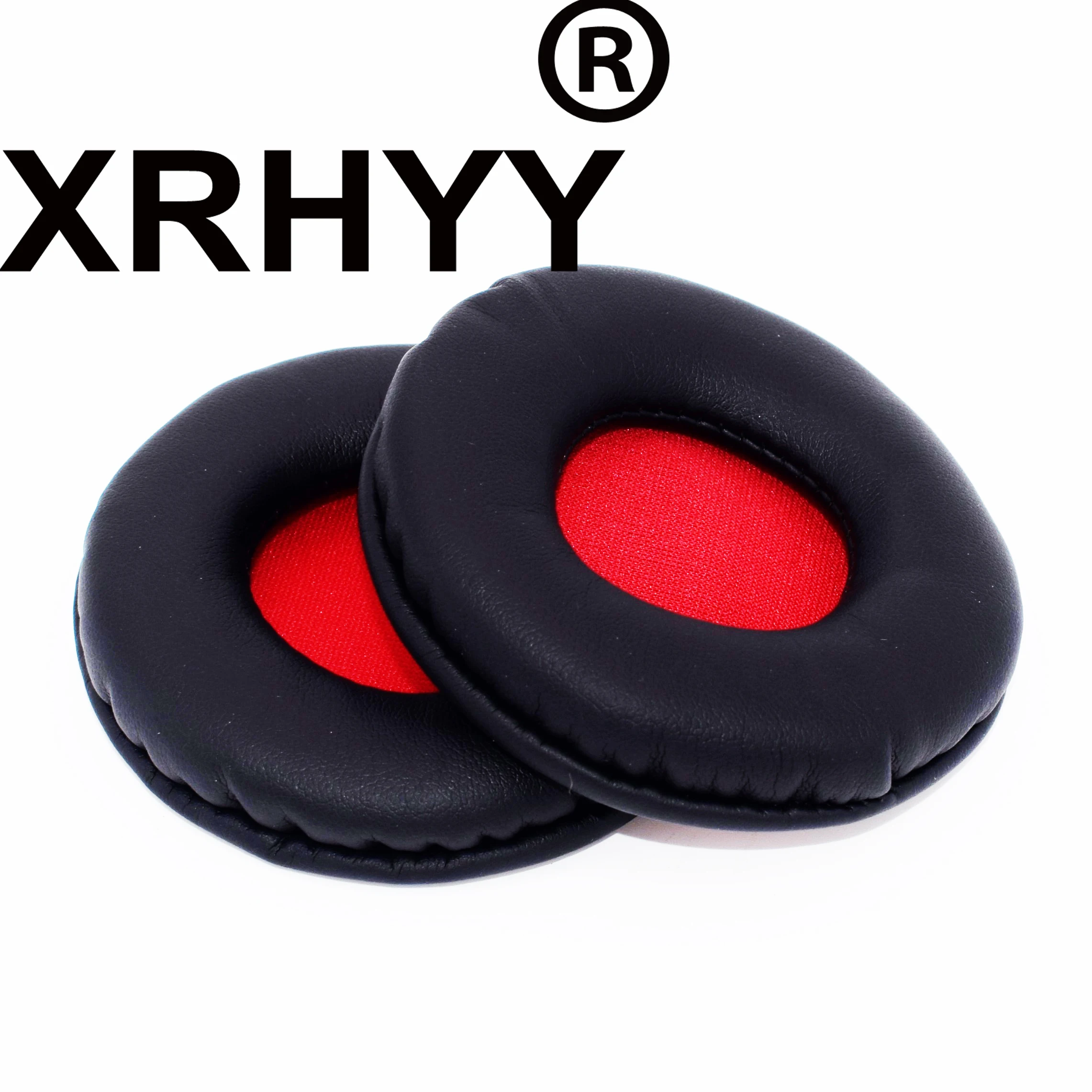 XRHYY Black With Red Replacement Ear Pad Earpads Cushion For SONY MDR-ZX600 Headphones