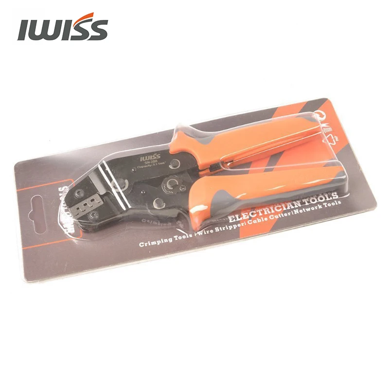 IWISS SN-28B Crimping pliers crimper Tool 0.1-1.0mm ²AWG28-18 Dupont Pins for 2.54mm 3.96mm KF2510 connector