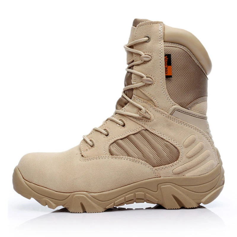 Botas de combate Delta de fuerzas especiales para hombre, para acampar al aire libre, escalada, viajes, senderismo militar, asalto, zapatos tácticos