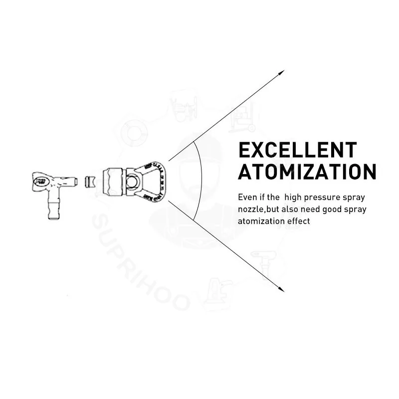 Baixa pressão azul pulverizador bocal, Airless ponta, 518 516 410/208 para Titan/Wagner/ Airless pintura pistola, Etc tipo