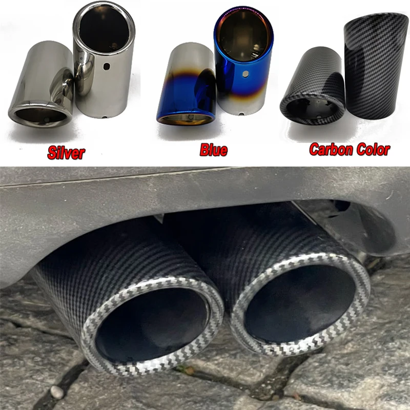 For VW Volkswagen Golf 6 7 Mk7 Polo 6r Bora Scirocco Lavida Variant Jetta Mk6 Car Exhaust Tip Muffler Pipe Cover Accessories